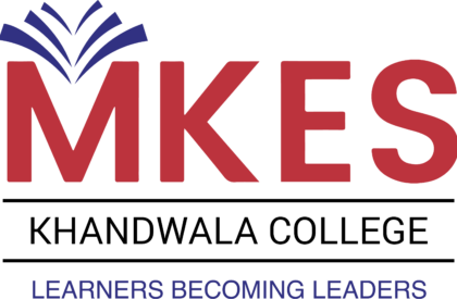 Admission procedure for travel and tourism illustrated through the MKES logo featuring bold red initials and an open-book graphic above, along with the slogan “Learners Becoming Leaders” representing academic growth.